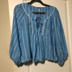 Free people flowy boho top